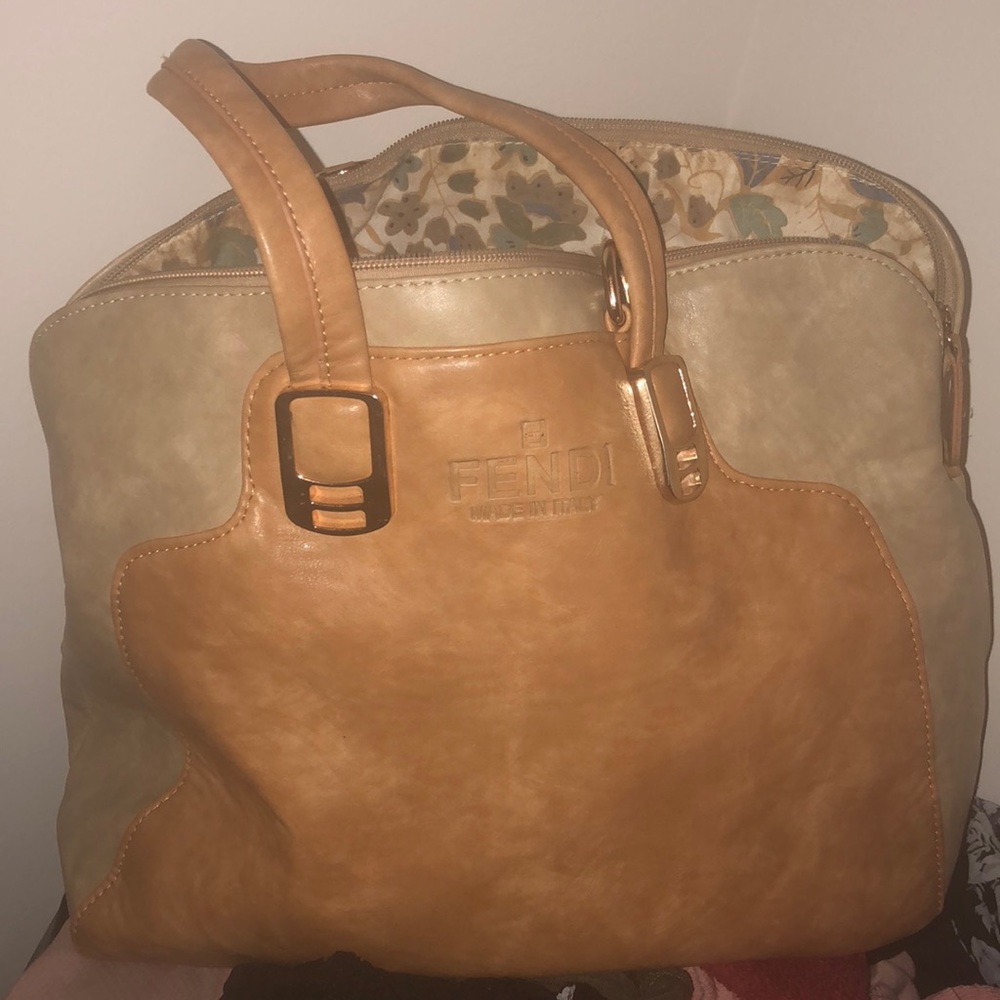 HUGE Leather Fendi Bag